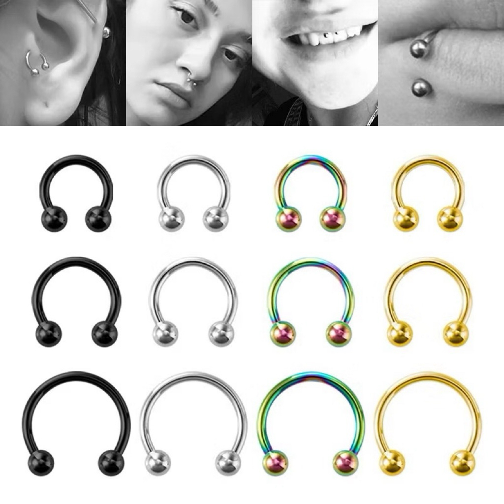Grosir Anting Barbel C//persing pria&wanita