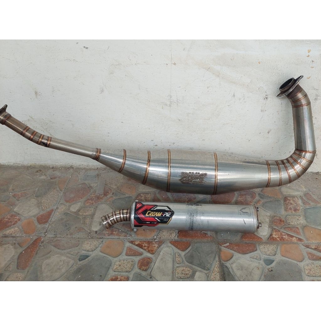 knalpot creampie NS original type L new logo laser ninja r rr ss