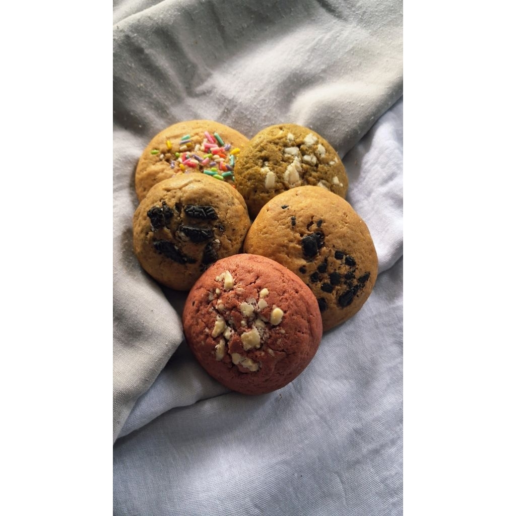 

Soft Cookies Bundling isi 5 lebih hemat