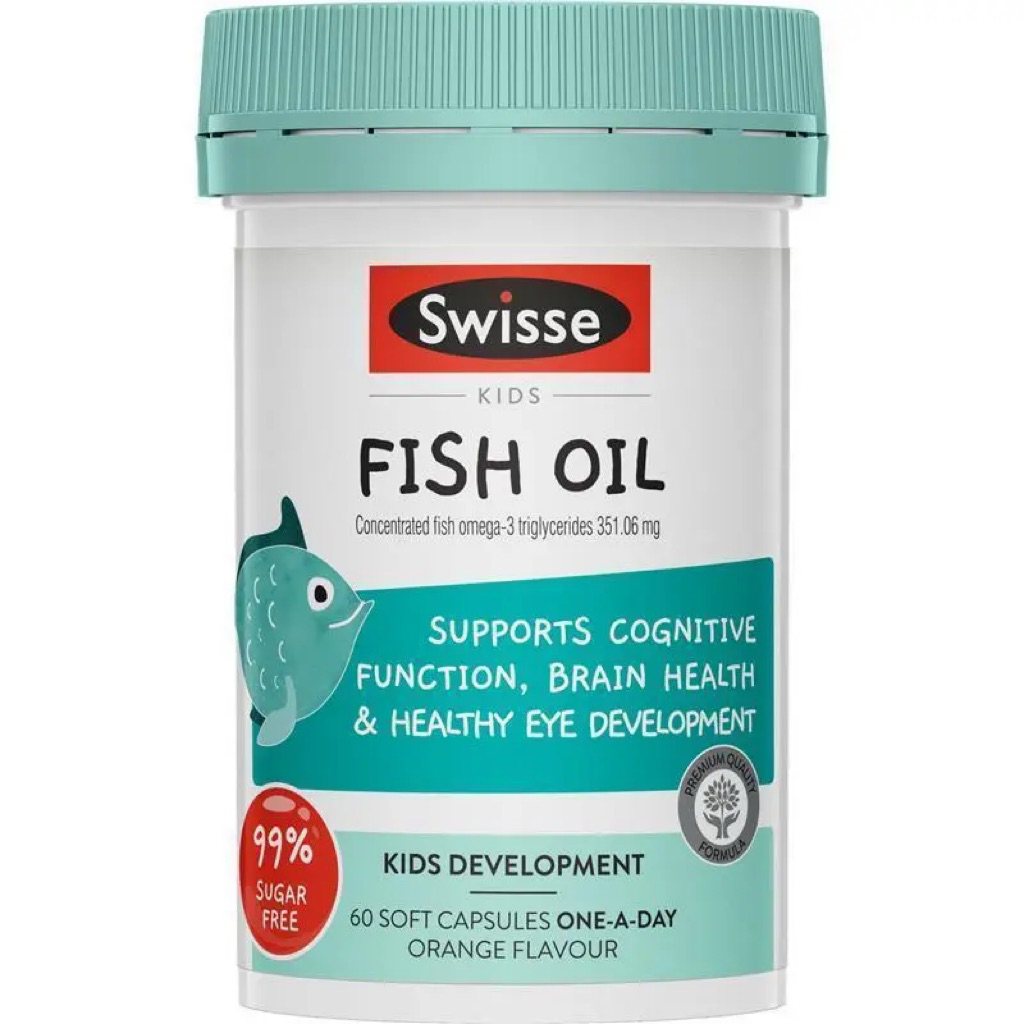 Swisse Kids Fish Oil 60 Capsules - Australia