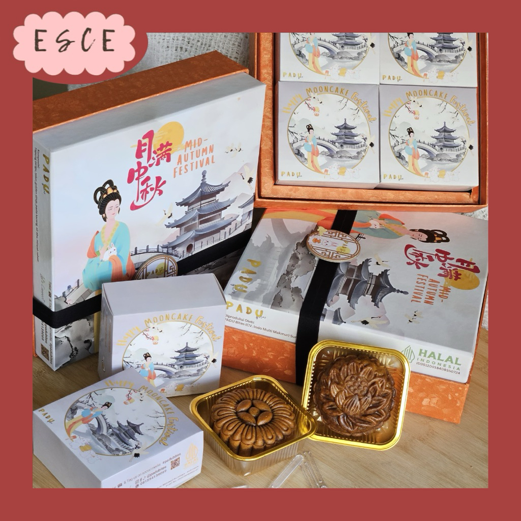 

ESCE HOMEMADE PREMIUM MOON CAKE PIRT HALAL YUMMY