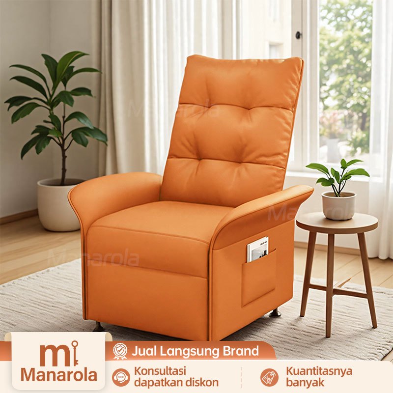 MANAROLA-Santai Kursi/Sofa Malas/Kursi Tidur Sofa/Kursi Sofa Multifungsi/Kursi Sofa Tunggal/Sofa Tid