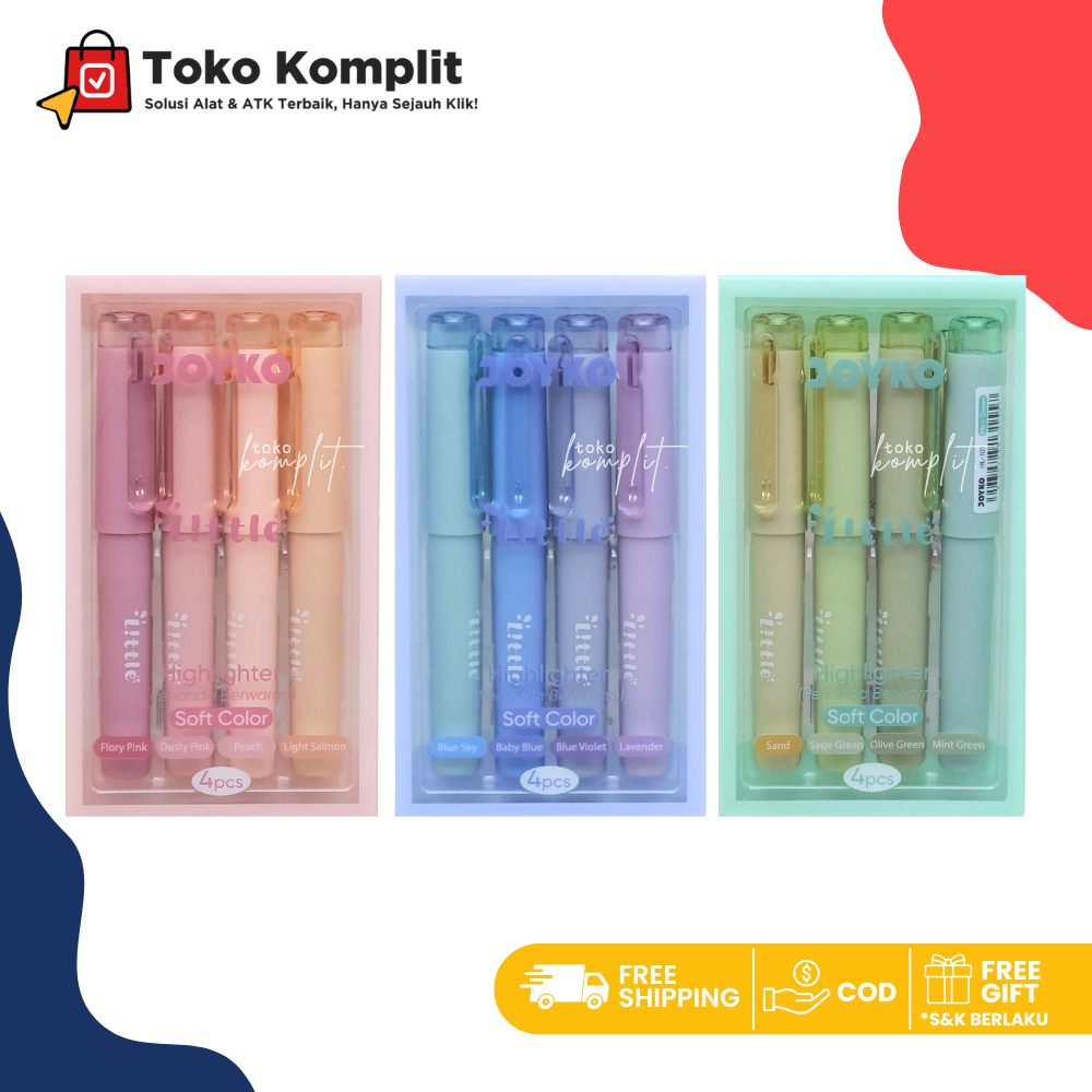 

Komplit - Highlighter Joyko HL-101 Soft Color