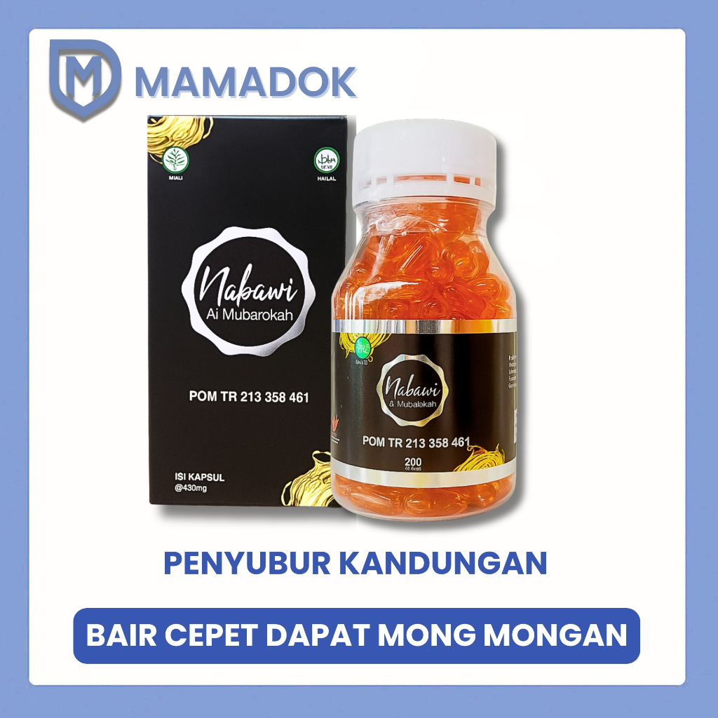Nabawi Promil Oil Habatusauda Suami Istri dan Pelancar Haid Extra Propolis dan Buah Merah Papua
