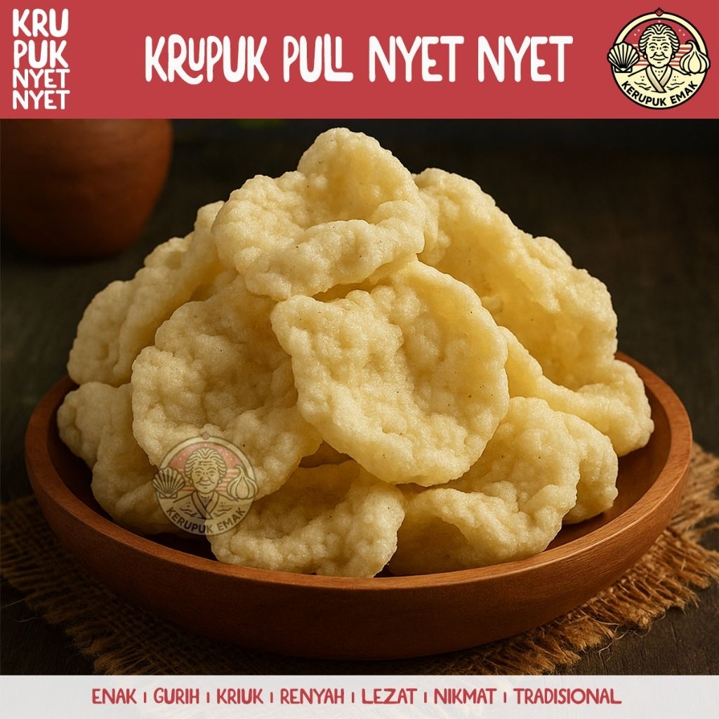 

Krupuk Puli beras nyet nyet kerupuk puly beras tradisional buatan tangan