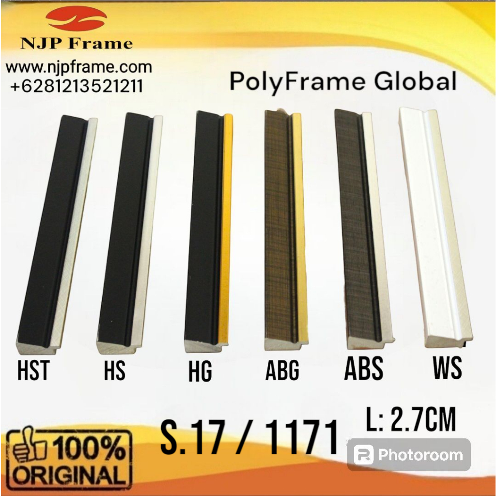 Batangan Bingkai Minimalis S.17/1171 (PolyFrame)