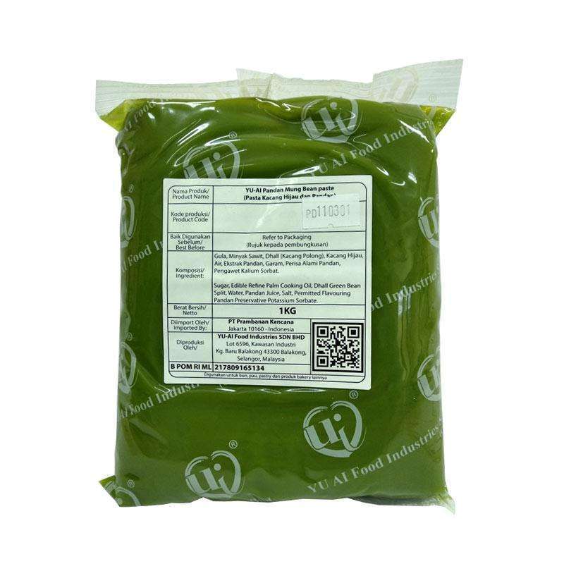 

Yu-Ai Pandan Bean Pasta Filling 1Kg