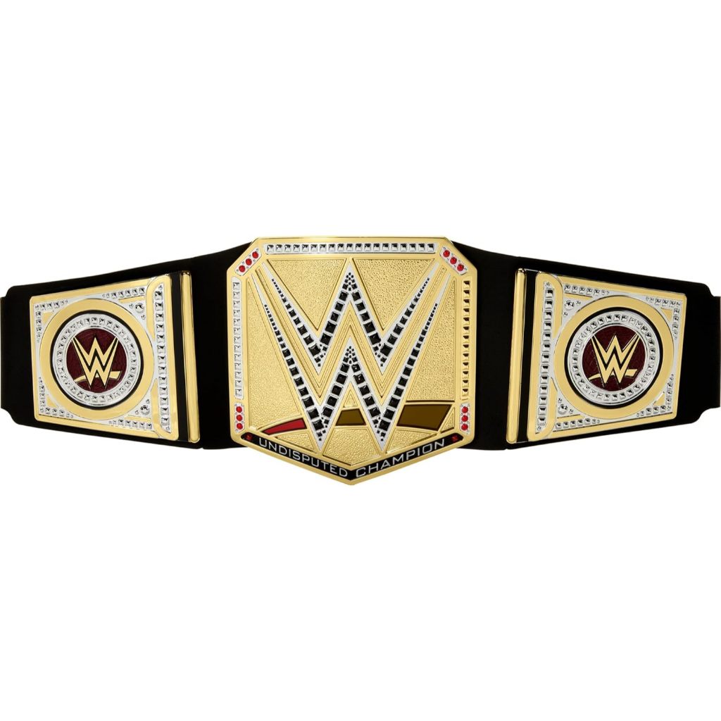 STOK TERBATAS MATTEL WWE CHAMPIONSHIP TITLE, UNDISPUTED WWE UNIVERSAL CHAMPIONSHIP ROLE-PLAY &