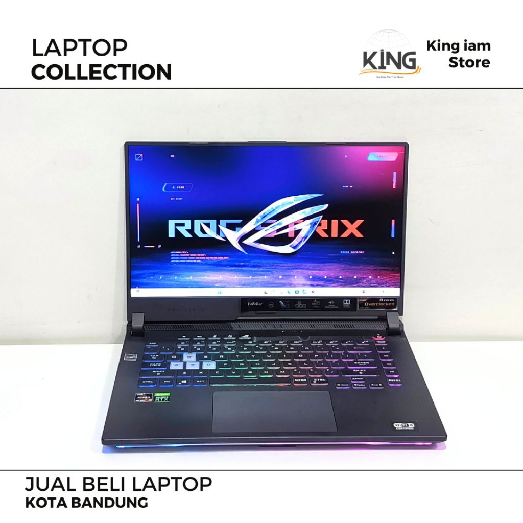 LAPTOP GAMING ASUS ROG STRIX G15 G513RC Ryzen 7 6800H RTX 3050 RAM 16GB SSD 512GB | Laptop Gaming Be