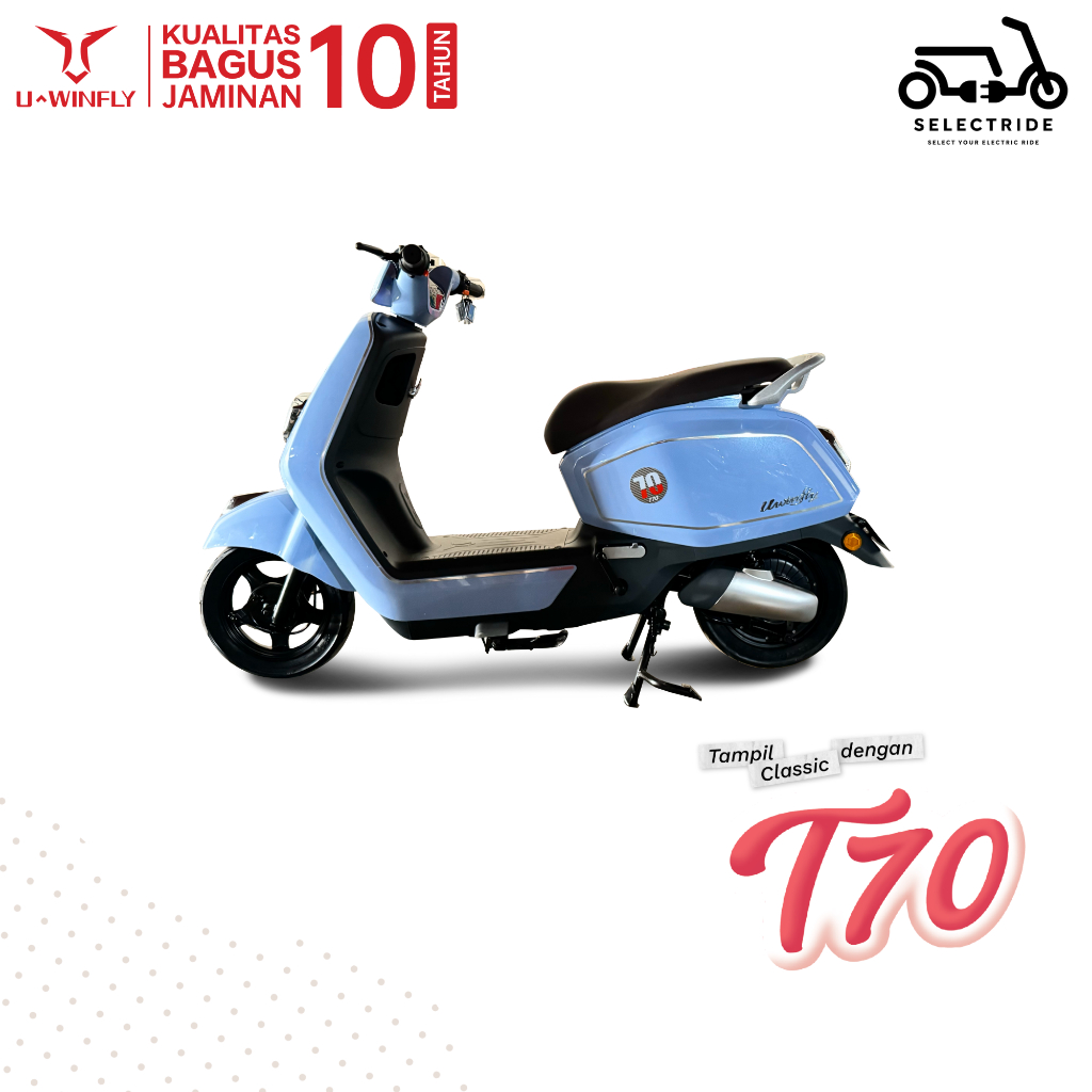 Sepeda Listrik Uwinfly T70 Lithium