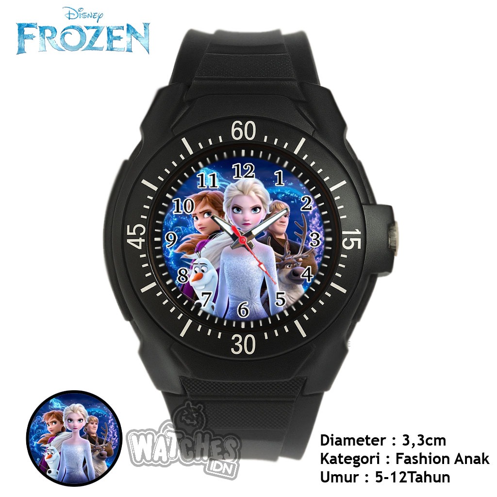 Jam Tangan Sport Karakter Anak Frozen