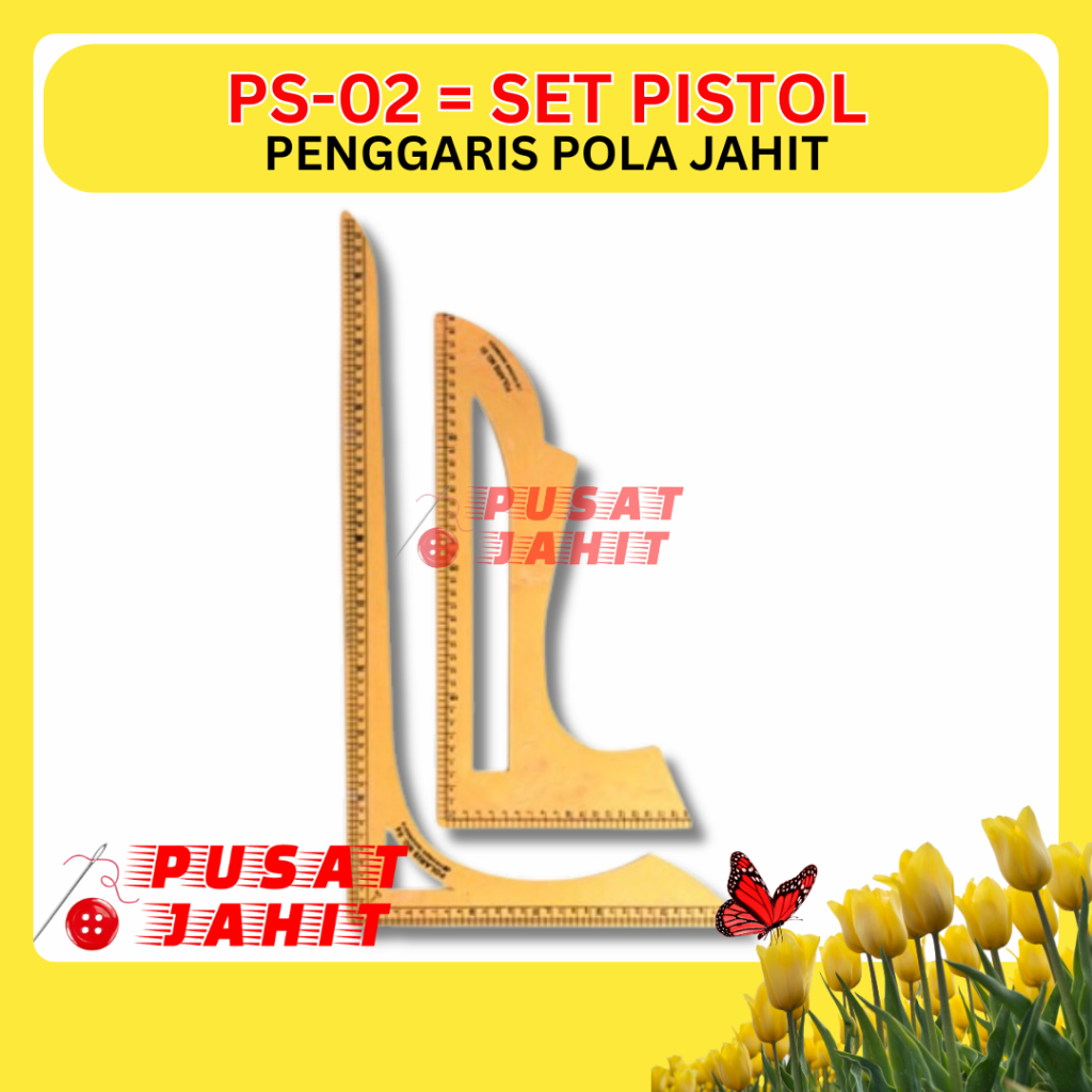 

Penggaris Pola JAHIT Set Jumbo 2 Pcs No.03 & 04 Merek POLARIS (PS-02)