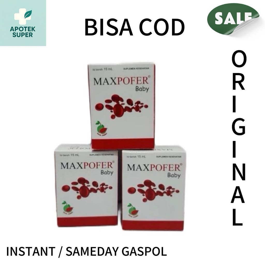 Maxpofer Baby 15ML Vitamin Suplemen Anak