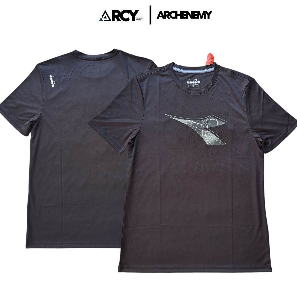 Kaos Running Diadora Men's Black Original Sport Station