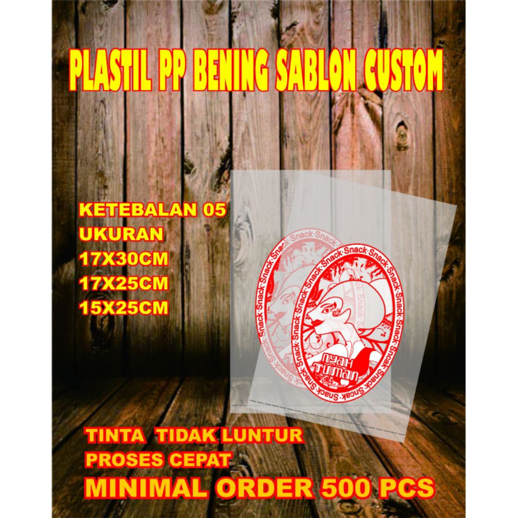 

SABLON PLASTIK PP BENING #SABLON PLASTIK KEMASAN #SABLON PLASTIK MURAH #SABLON PLASTIK MURAH