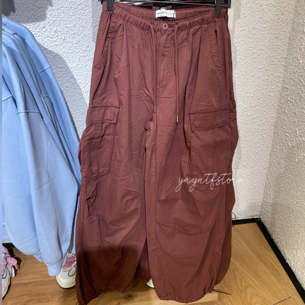 Celana Cargo Bershka