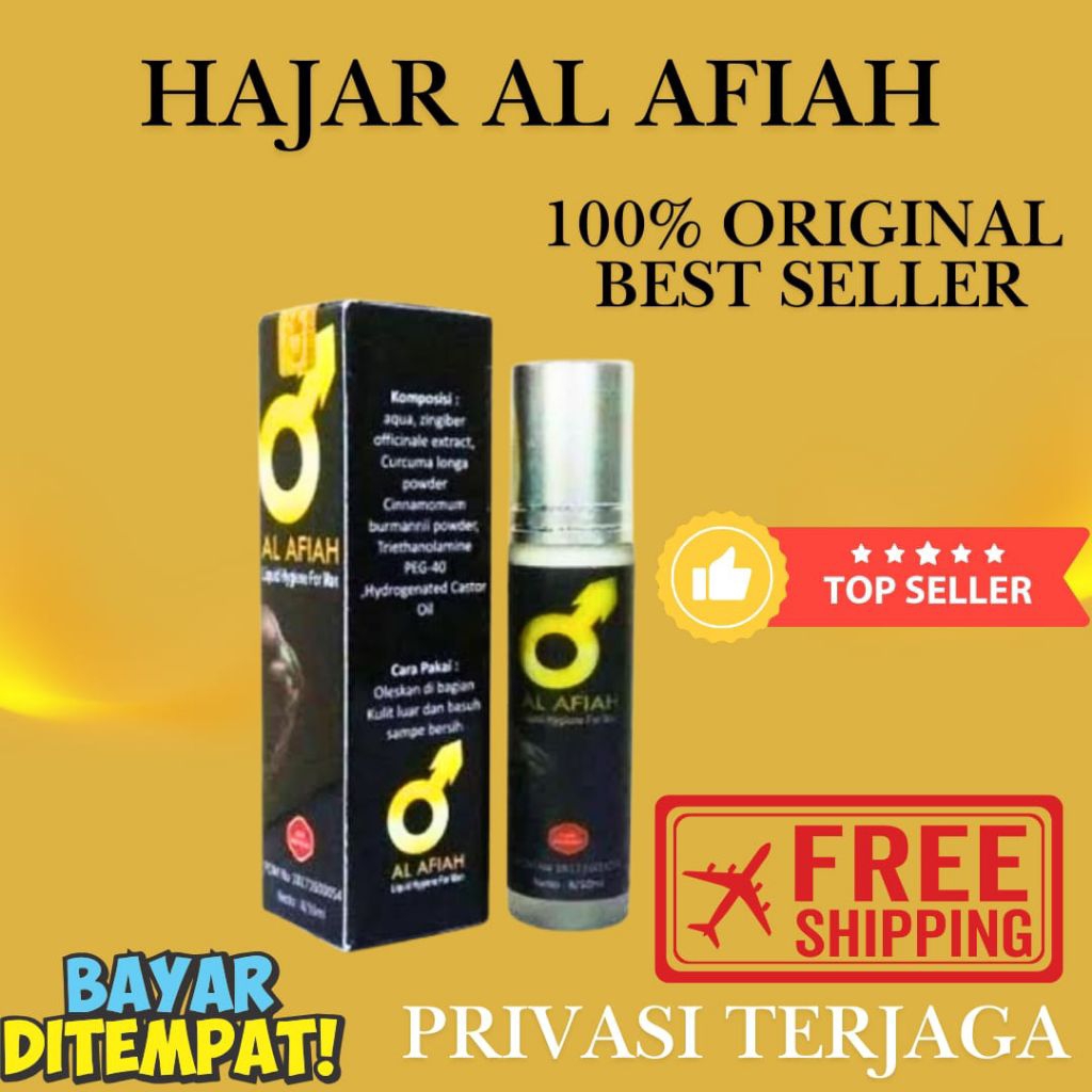 Al afiah hajar jahanam 100% original obat kuat pria tahan lama perkasa permanen herbal oles