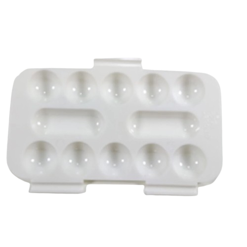 

Legong Palet 12 Lubang / Palet Lukis Legong 12 Lubang / Wadah Untuk Mencampur Cat