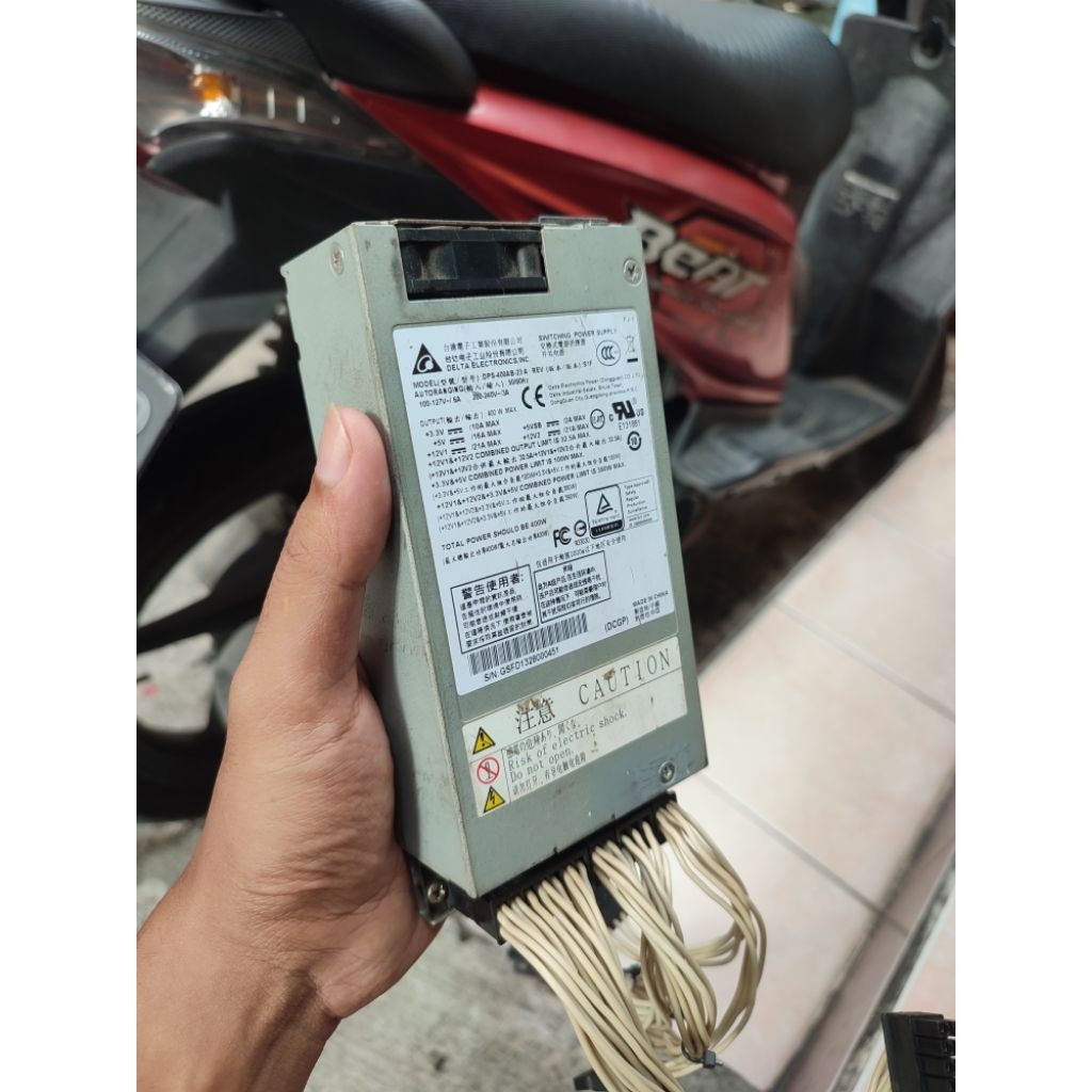 PSU Delta Flex 400W  Bekas - Kondisi Normal & Siap Pakai untuk PC Mini ITX/Server