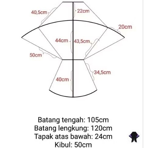 kerangka layangan COTEK Jeding