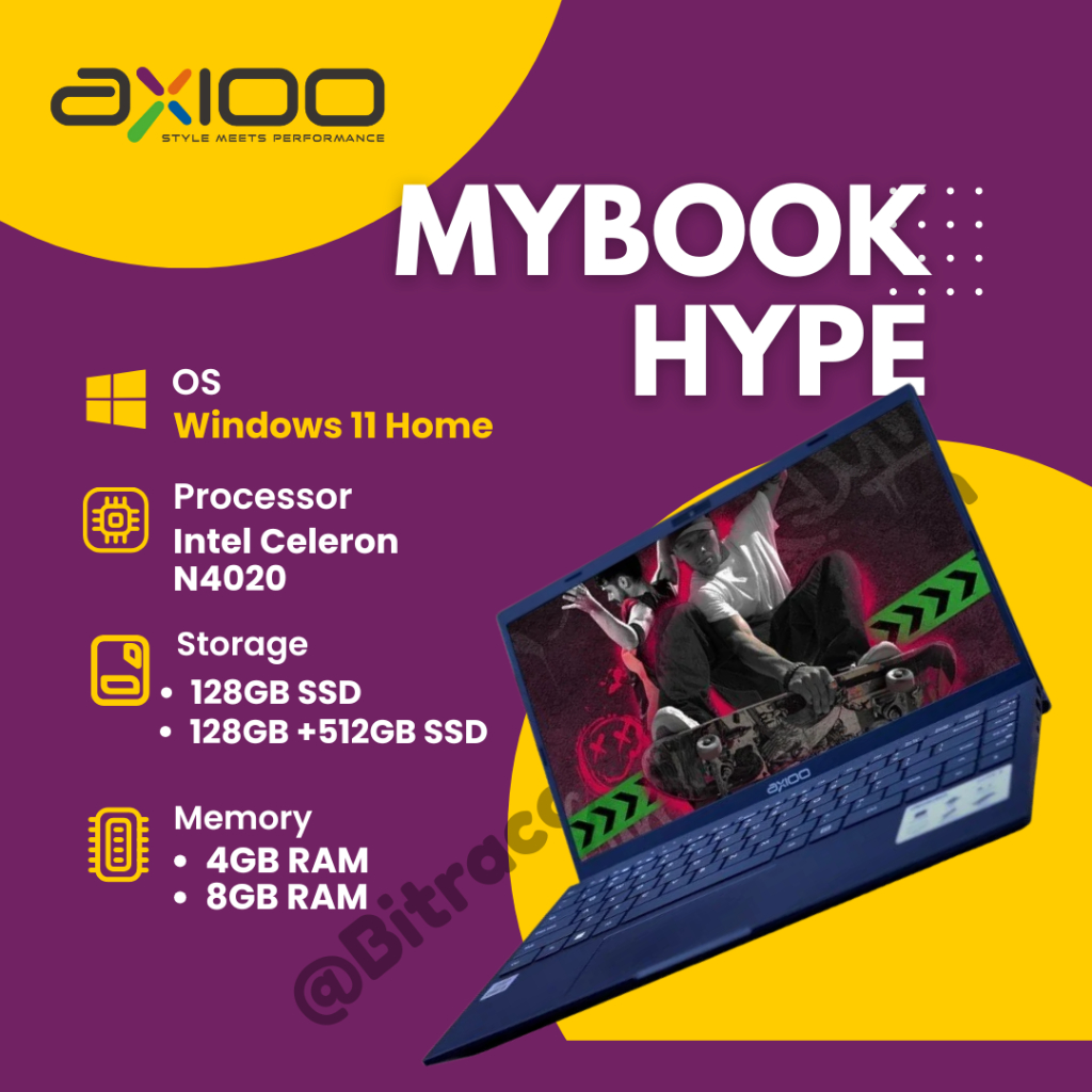 Laptop Axioo Mybook Hype 1 Intel Celeron