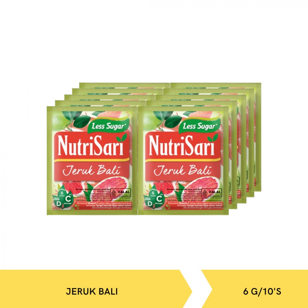 

Nutrisari Jeruk Bali/ Renceng ( 10 sachet )