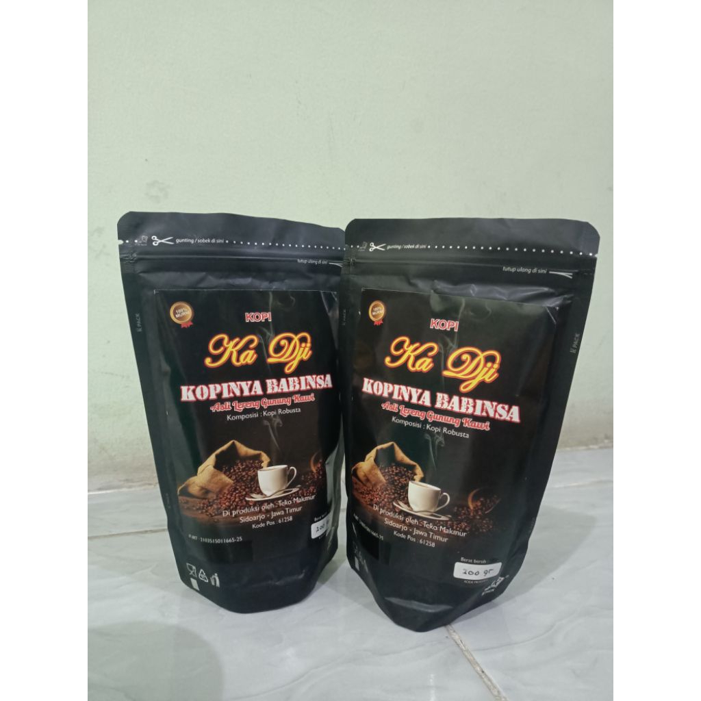 

Kopi Ka Dji Kopinya Babinsa (Kopi Robusta) 200gram
