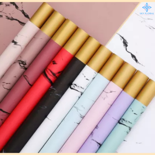 

Kertas Buket Bunga Gold Marble Buket Bunga Flower Wrapping Cellophane Marble Buket KB6105