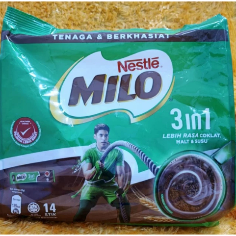 

Milo 3-in-1 14 Sachet – Minuman Cokelat Energi Praktis