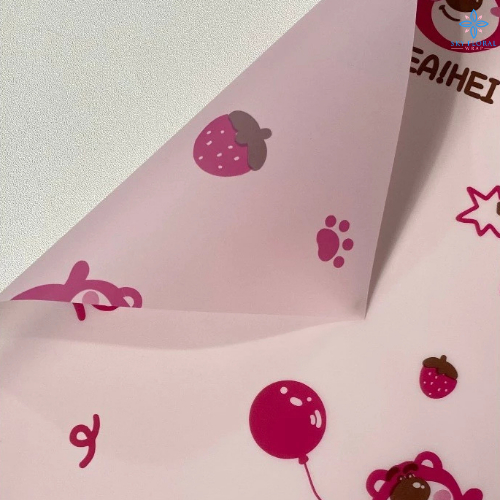 

Kertas Buket Cellophone Transparant Karakter Carton Lucu Anak KB84