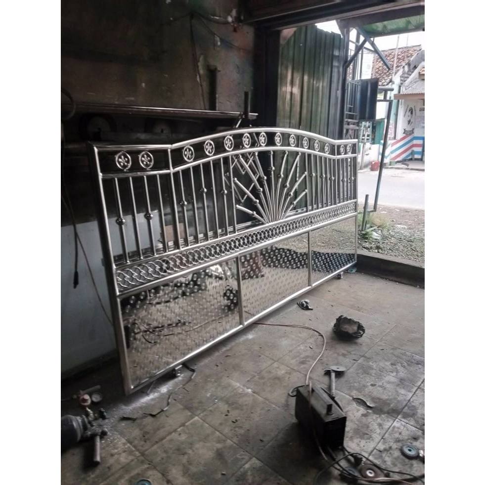 pagar stainless steel minimalis