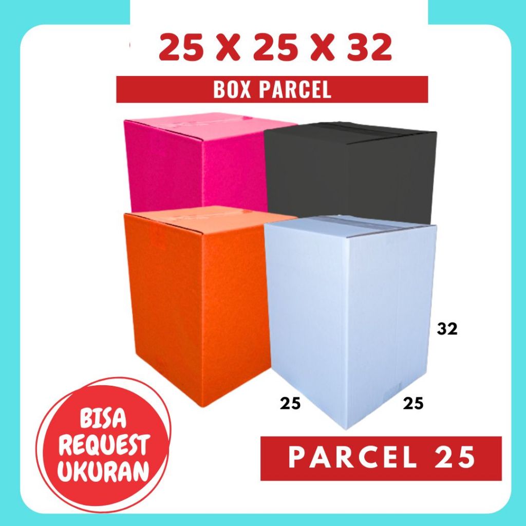 

Kardus Parcel 25x25x32 Kardus Kecil / Dus Packing/ Box Parcel / Box Lebaran/Dus Parsel Ied idul Fitri/Paket Sembako/Bingkisan sembako/hampers/eid mubarak