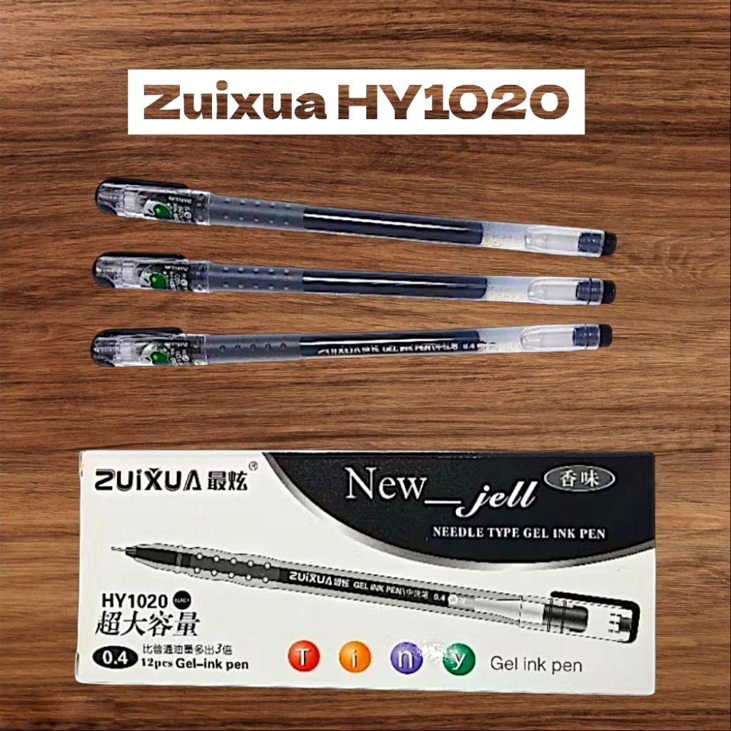 

Pulpen Gel Zuixua 0.4 HY1020 Pack (Isi 12 Pcs)