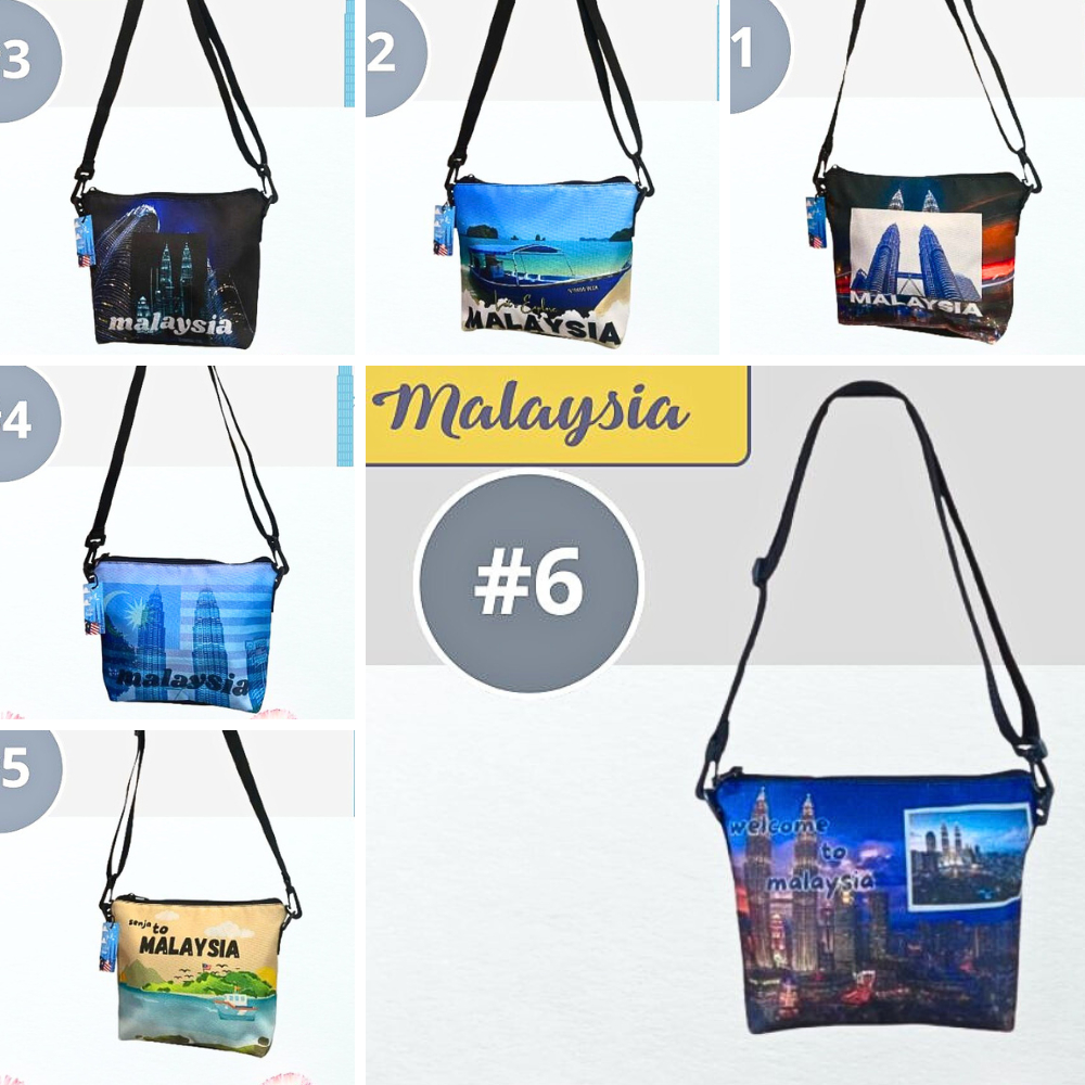 Tas Selempang & Bahu Wanita - Souvenir Malaysia