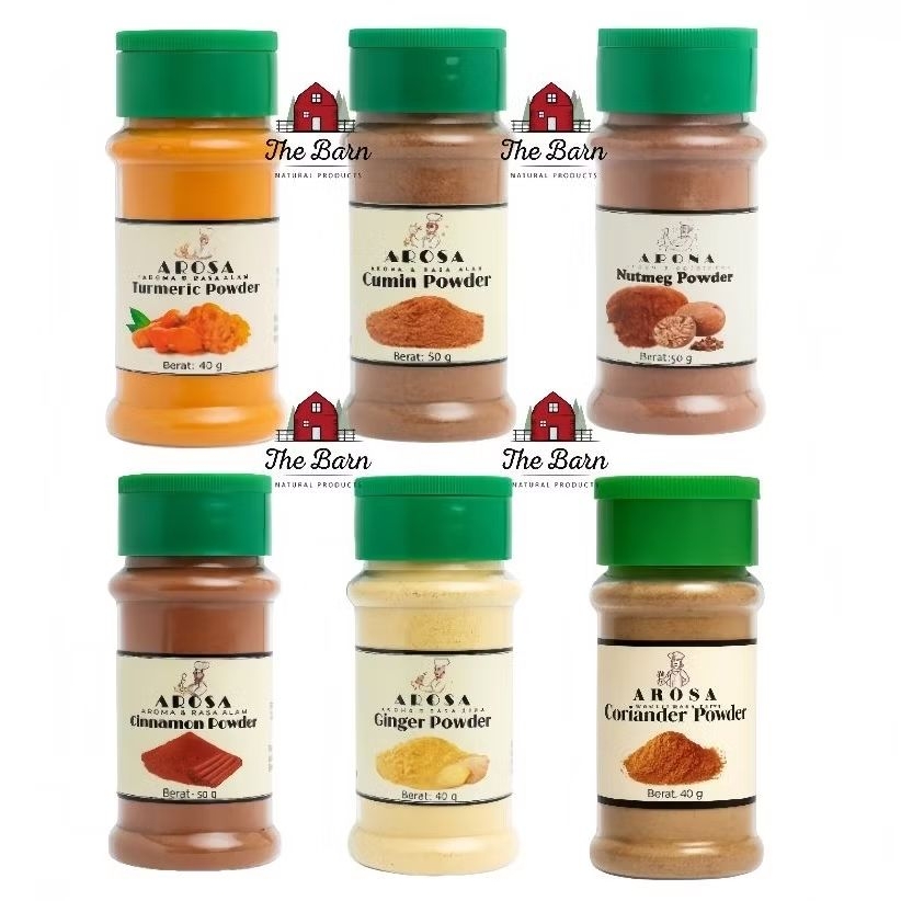 

Rempah Dapur Premium | Lada Hitam, Wijen Hitam, Jahe Bubuk, Pala, Ketumbar, Kayu Manis, Kunyit, Jinten