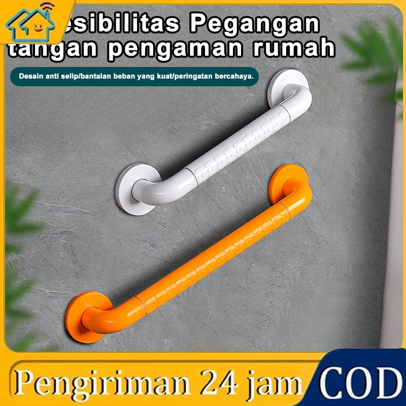 Pegangan Dinding Kamar Mandi Pegangan Tangan Stainless Dengan Cincin Bercahaya