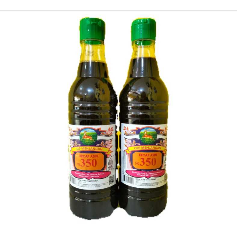 

Kecap Asin Cap Menjangan No. 350 600ml Free Bubble Wrap dan Dus Tebal