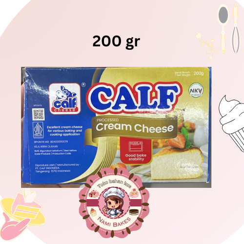 

Keju Calf 200gr Processed Cheese Keju Parut Olahan Cream Cheese