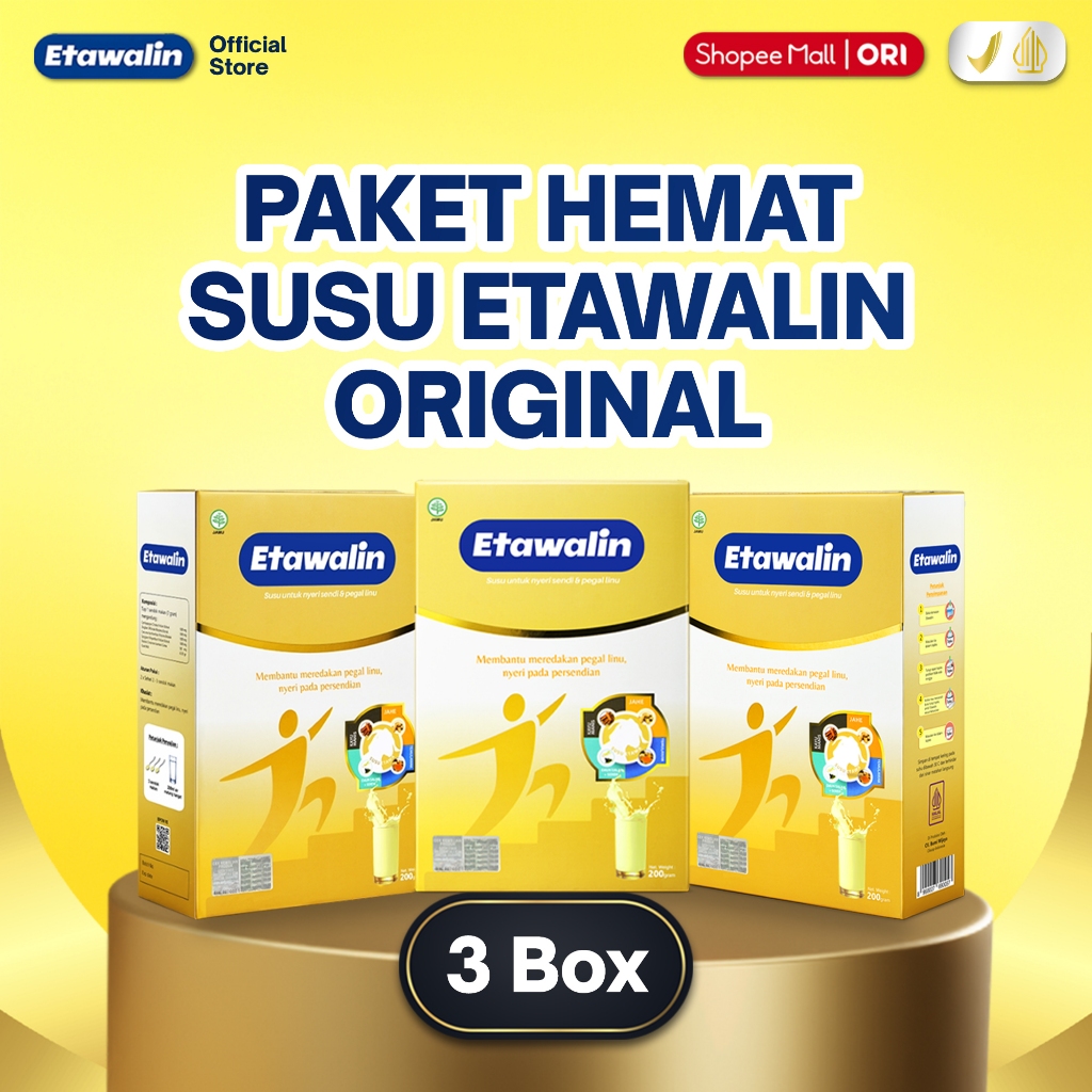 

Susu Etawalin - Paket 3 Box Atasi Asam Urat Radang Nyeri Sendi & Pegal Linu