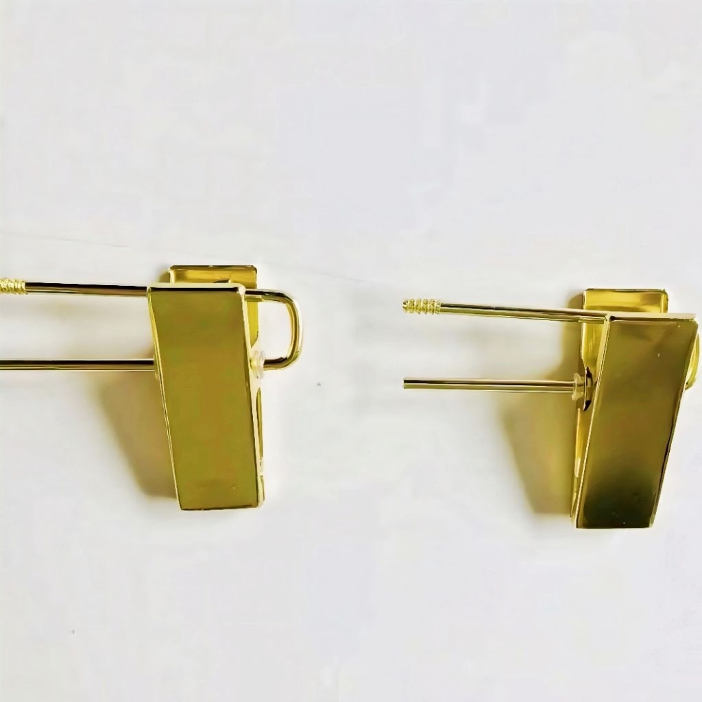 Jepit Gold Untuk hanger kayu / Part Hanger jepit Gold / Jepit Gold untuk gantungan Celana / jepit ce