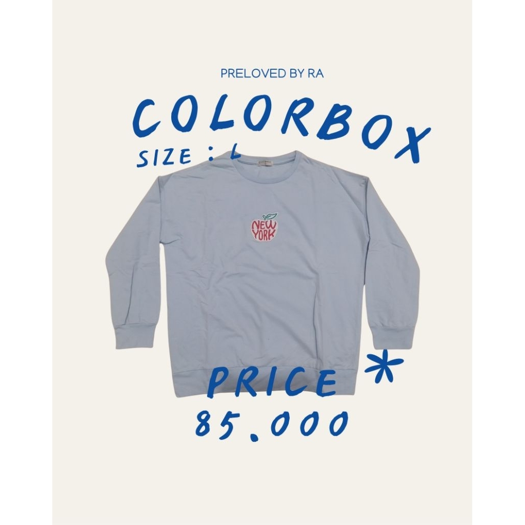 Preloved Sweater Wanita Colorbox Size L