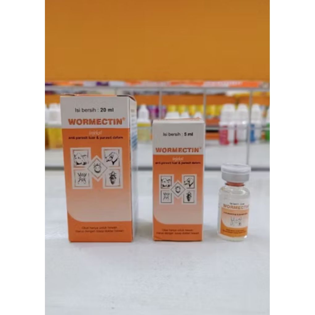 WORMECTIN ampuh membasmi gudik scabies pada kelinci kucing sapi kambing