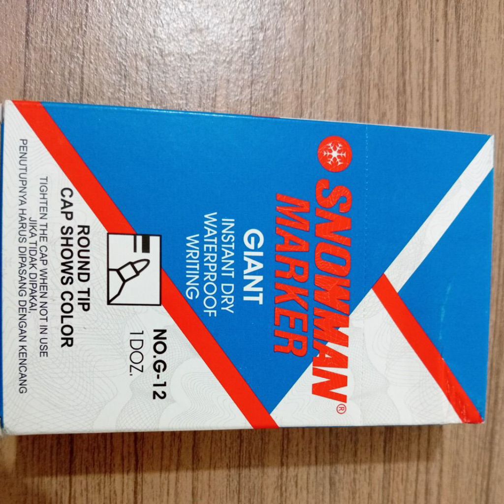 

SNOWMAN MARKER GIANT BLACK