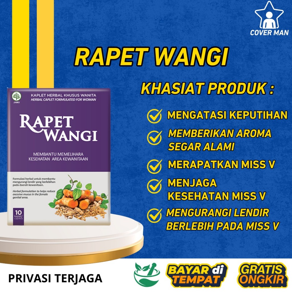 Rapet Wangi Merapatkan Miss V Bantu Kurangi Lendir dan Keputihan Pada Miss V BPOM