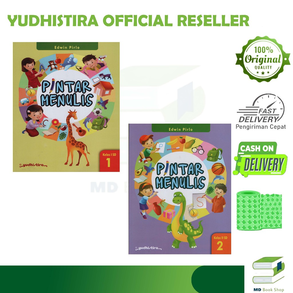 PINTAR MENULIS REVISI SD KELAS 1-2 - YUDHISTIRA