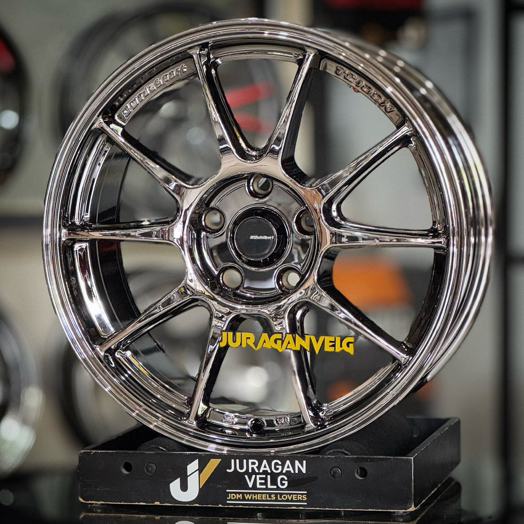 TC105X R17x7.5 et 42 Black chrome