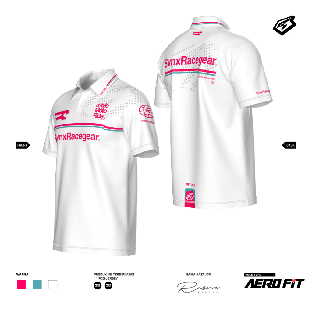 JERSEY POLO AEROFIT / JERSEY POLO CREW / JERSEY POLO SVNX RISM SERIES