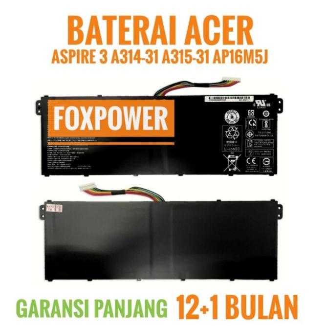 Baterai ACER AP16M5J, Acer Aspire 3 A315-21, Aspire 3 A315-41, 3 A315-