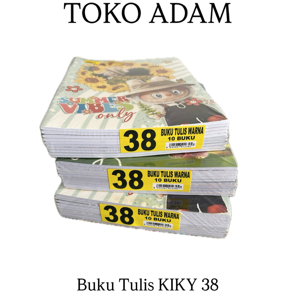 Buku Tulis KIKY 38 lembar 1 pack