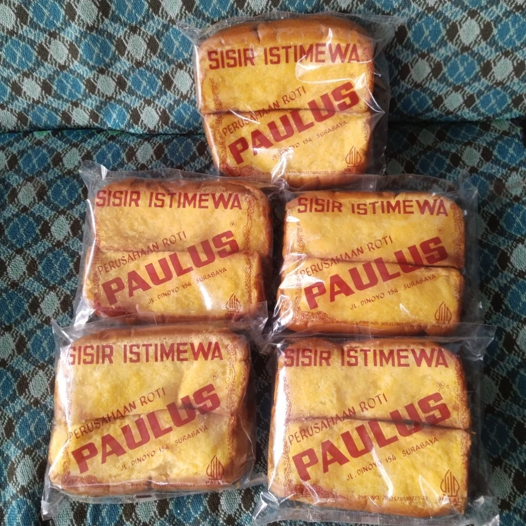 

Roti Sisir Paulus 5pcs sesuai gambar